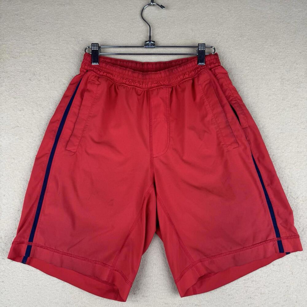 Lululemon Pace Breaker Out Of Mind Lined 9" Shorts Men XS Red Athletic Sports
